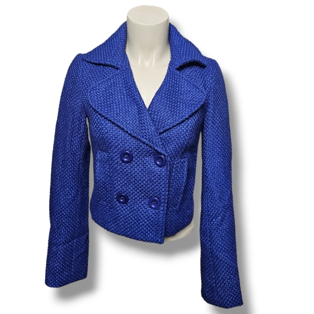 Foreign Exchange blue blazer with pockets small
